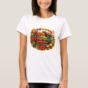 Camiseta Celebração Cultural do Mês da Herança Hispânica