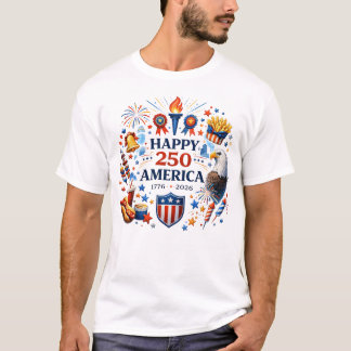 Camiseta Celebração da Águia do Orgulho Patriótico American