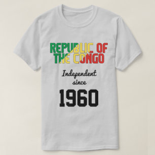 Camiseta Celebração da Independência da República do Congo