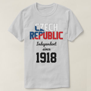 Camiseta Celebração da Independência de Bandeira da Repúbli