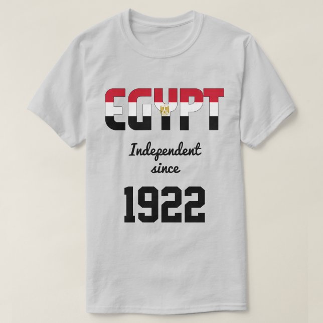 Camiseta Celebração da Independência do Egito (Frente do Design)