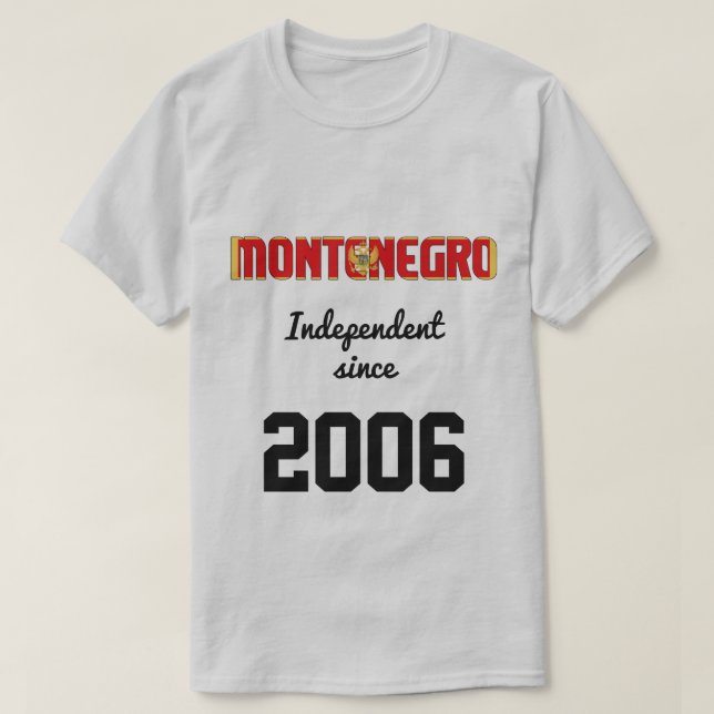 Camiseta Celebração da Independência do Sinalizador do Mont (Frente do Design)
