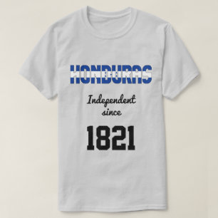 Camiseta Celebração da Independência do Sinalizador Hondura