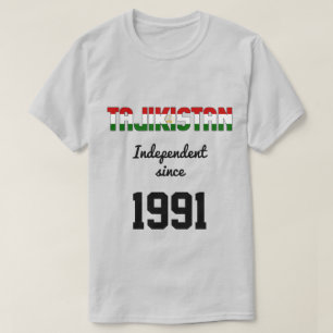 Camiseta Celebração da Independência do Tajiquistão