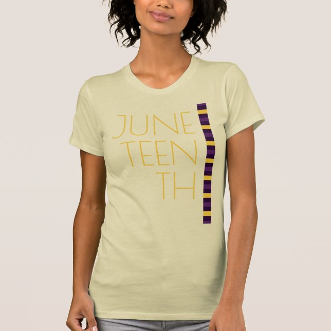 Camiseta Celebração da Liberdade Amarela Roxa 19 (Frente)