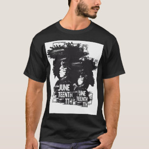 Camiseta Celebração da Liberdade de Juneteenth Design Afr