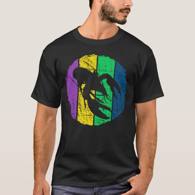 Camiseta Celebração da Silhouette Mardi Gras (Frente)