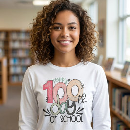 Camiseta Celebração de 100 Dias de Escola Básica