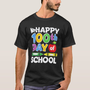 Camiseta Celebração de 100 Dias de Escola Mais Inteligente 