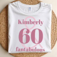 Celebração de 60º Aniversário do Nome Personalizad