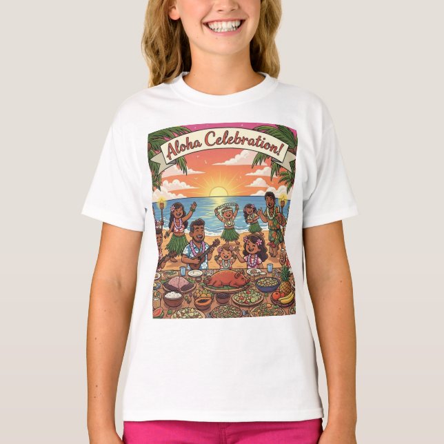 Camiseta Celebração de Aloha (Frente)