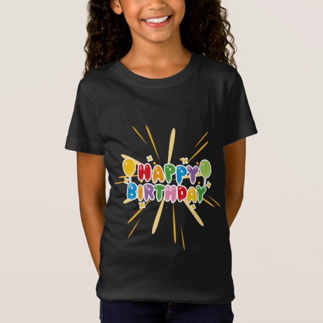 Camiseta Celebração de Aniversário (Frente)