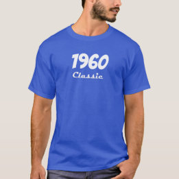 Camiseta Celebração de aniversário de 1960 Classic 60th