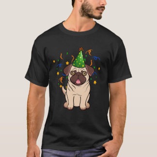 Camiseta Celebração de aniversário do adorável cachorrinho