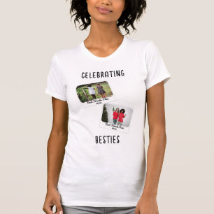 Camiseta CELEBRAÇÃO DE BESTIES Dois Amigos Instantâneos de 