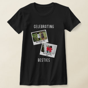 Camiseta CELEBRAÇÃO DE BESTIES Personalizado Dois Amigos de