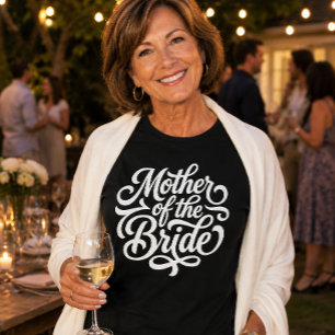 Camiseta Celebração de Casamento da Mãe da Noiva