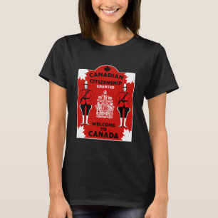 Camiseta Celebração de Cidadania Canadiana