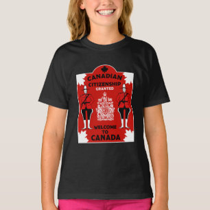 Camiseta Celebração de Cidadania Canadiana
