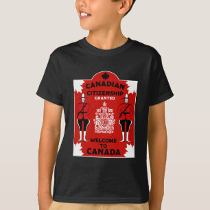Camiseta Celebração de Cidadania Canadiana