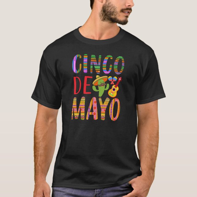 Camiseta Celebração de Cinco de Mayo (Frente)