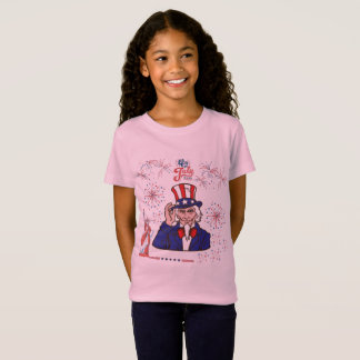 Camiseta Celebração de corações corajosos rosa pálido