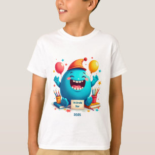 Camiseta Celebração de Estrelas de 1rua - Design de Cartoon