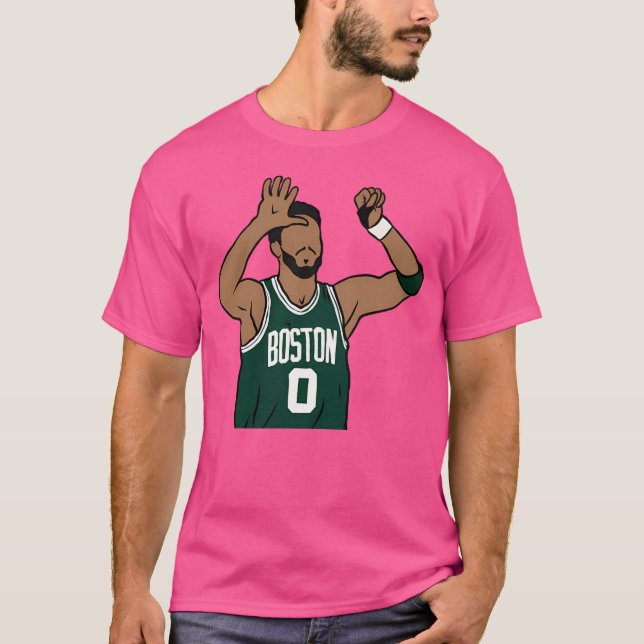 Camiseta Celebração de Jayson Tatum 50 (Frente)