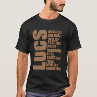 Camiseta Celebração de Locs Cabelo Natural