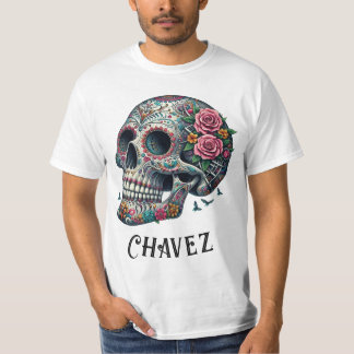 Camiseta Celebração de Vida e Morte por Nome Personalizado
