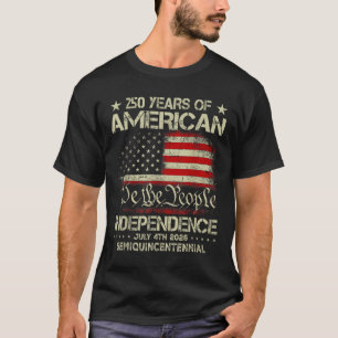 Camiseta Celebração do 250º Aniversário Americano 250 Anos