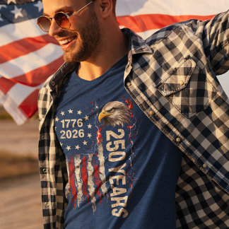 Camiseta Celebração do 250º Aniversário dos EUA