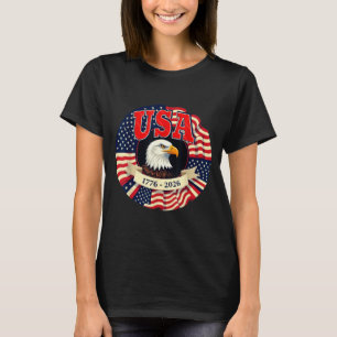 Camiseta Celebração do Aniversário Patriótico dos EUA 250
