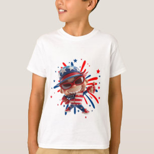 Camiseta Celebração do Dia da Independência