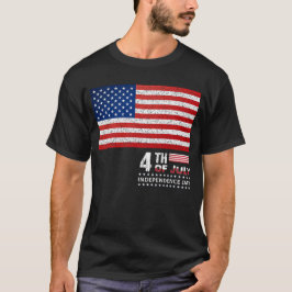 Camiseta Celebração do Dia da Independência em 4 de julho