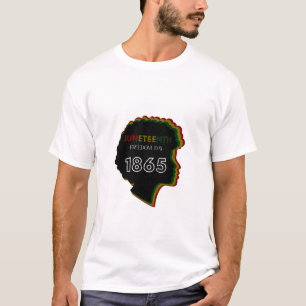 Camiseta Celebração do Dia da Liberdade Juneteenth 1865