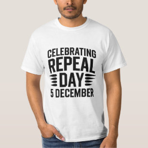 Camiseta Celebração do Dia de Revogação 5 de dezembro