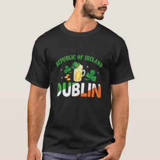 Camiseta Celebração do Dia de São Patrício em Dublin Irland