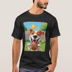 Camiseta Celebração do Dia do Burrito Cachorro Cachorro Esp
