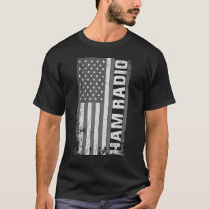 Camiseta Celebração do Dia do Rádio Amador da Bandeira da E