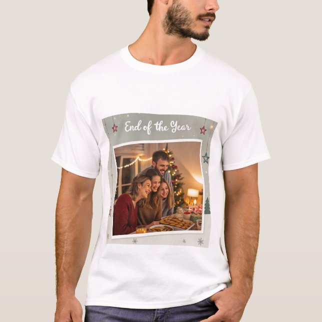 Camiseta Celebração do final do ano" T-Shirt (Frente)