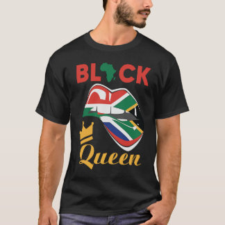 Camiseta Celebração do Mês da História Negra Rainha Negra