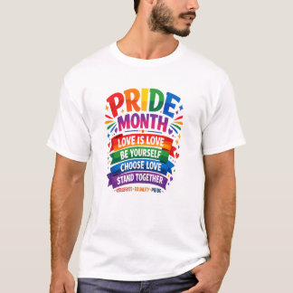 Camiseta Celebração do Mês do Orgulho
