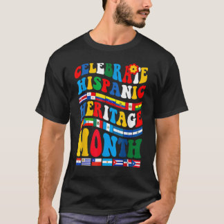 Camiseta Celebração do Mês do Patrimônio Nacional Hispânico