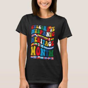 Camiseta Celebração do Mês do Patrimônio Nacional Hispânico