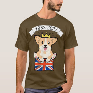 Camiseta Celebração do Queens Jubilee Engraçado Roupa Corgi