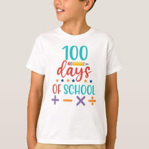 Camiseta Celebração dos 100 Dias de Escola