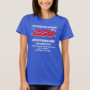 Camiseta Celebração dos 250 Anos da Equipe do Museu