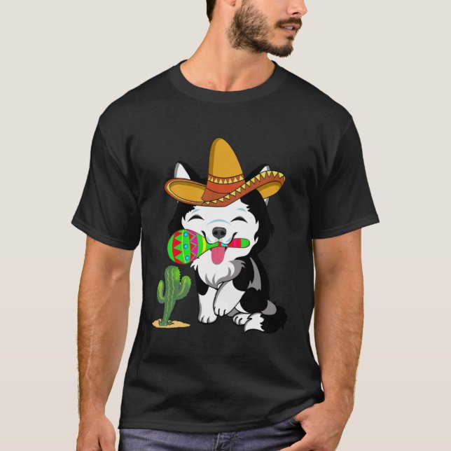 Camiseta Celebração dos Cinco de Mayo, 5 de maio, Caos Rouc (Frente)