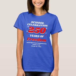 Camiseta Celebração Escolar 250 Anos de Liberdade